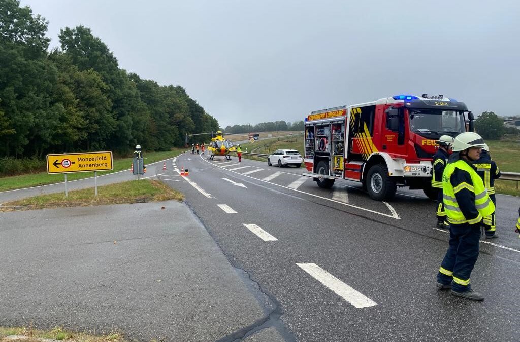 Einsatz 30/2022 Absicherung nach Verkehrsunfall