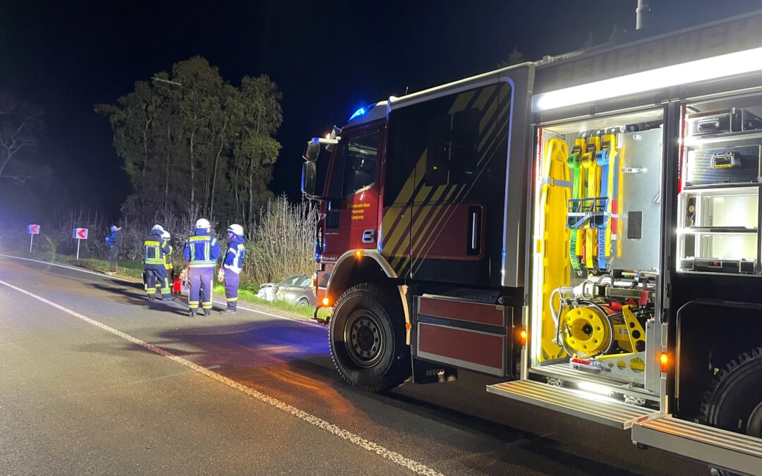 Einsatz 34/2022 Verkehrsunfall B50 neu bei Longkamp