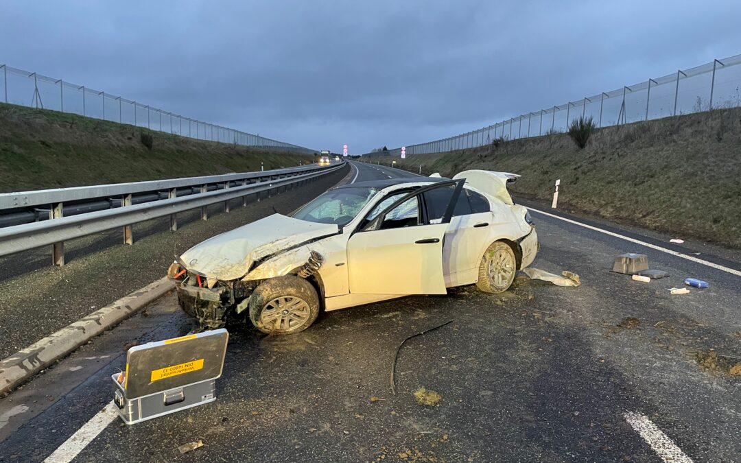 Einsatz 1/2023 Absicherung nach Verkehrsunfall B50n