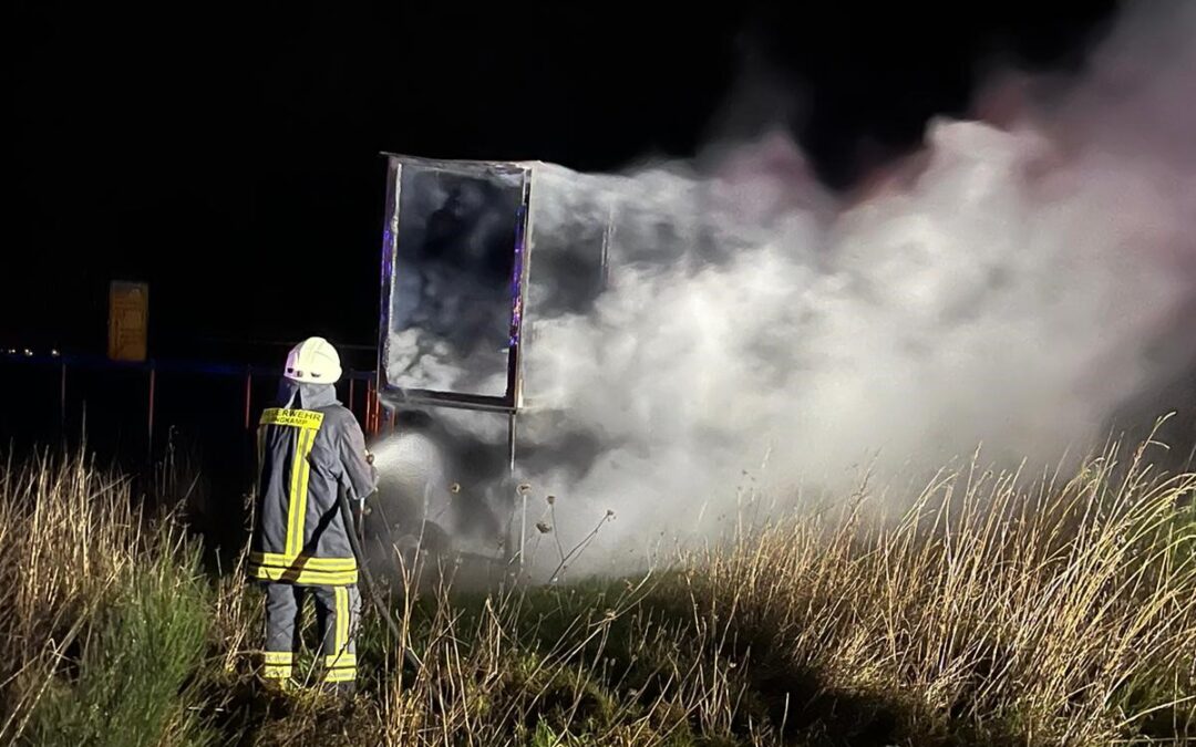 Einsatz 2/2023 Brennender Hochsitz Nähe B50n