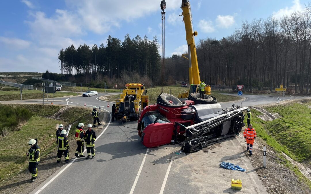 Einsatz 5/2024 Absicherung nach Verkehrsunfall L158