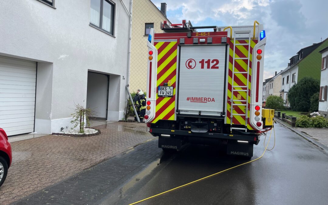 Einsatz 11/2024 U2 – Wasser in Gebäude Longkamp