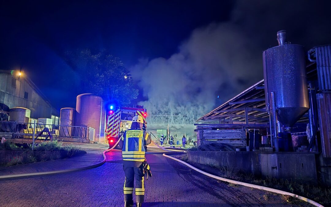 Einsatz 15/2024 B3 – Industriebrand in Kleinich