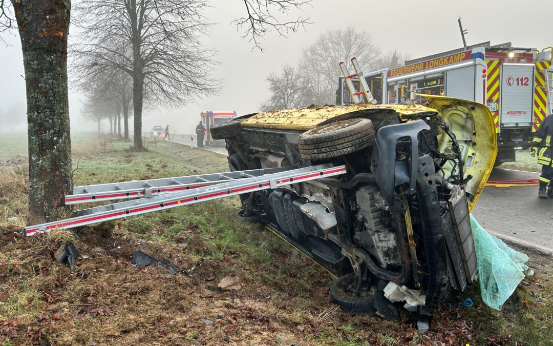 Einsatz 28/2025 – H2 Verkehrsunfall eingeklemmte Person